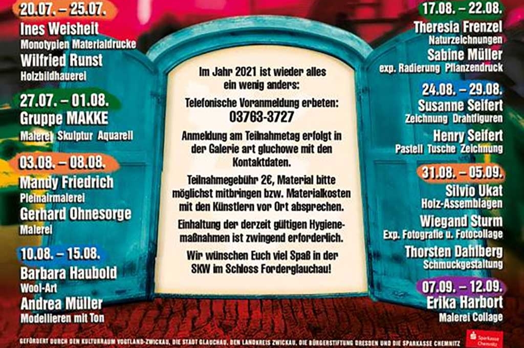 SommerKunstWerkstatt in Glauchau