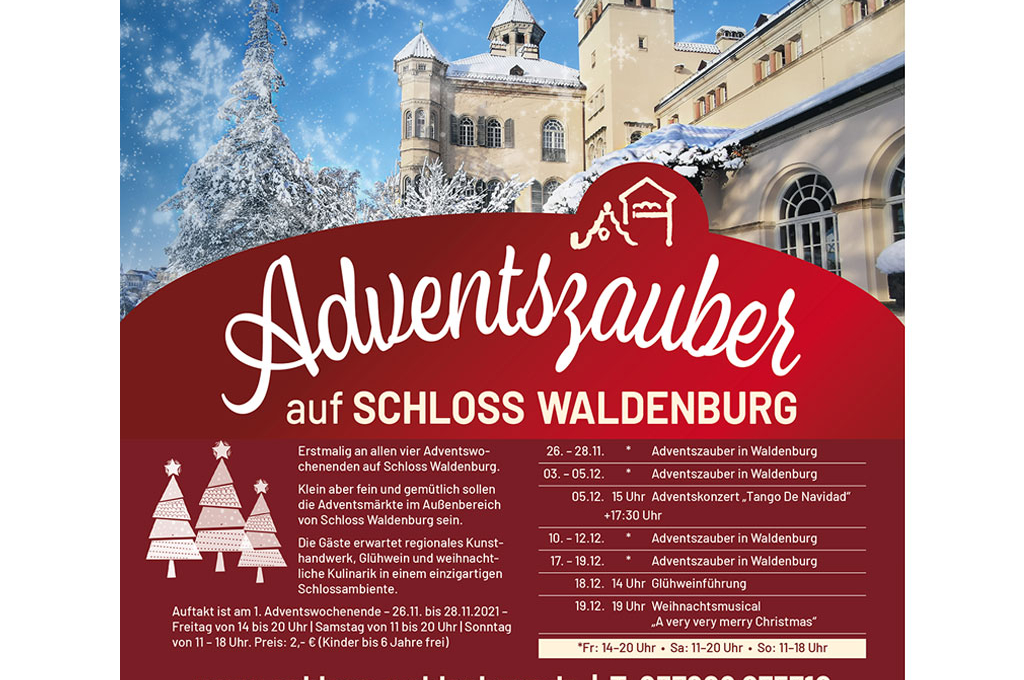 Waldenburg – TANNENDUFT UND LICHTERGLANZ – ADVENTSZAUBER AUF SCHLOSS WALDENBURG