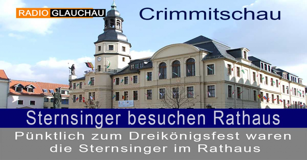 Sternsinger besuchen Crimmitschauer Rathaus