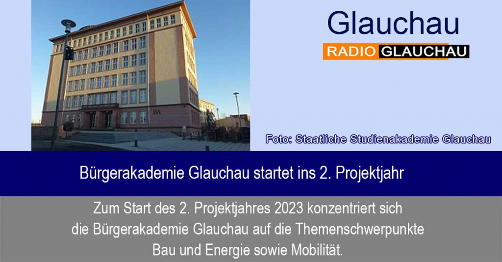 Bürgerakademie Glauchau startet ins 2. Projektjahr