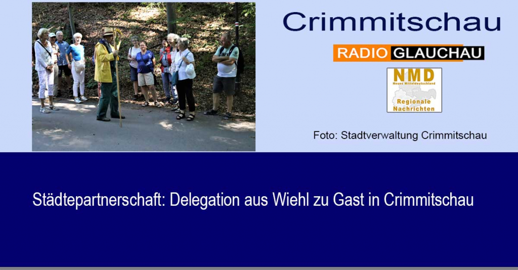 Städtepartnerschaft: Delegation aus Wiehl zu Gast in Crimmitschau
