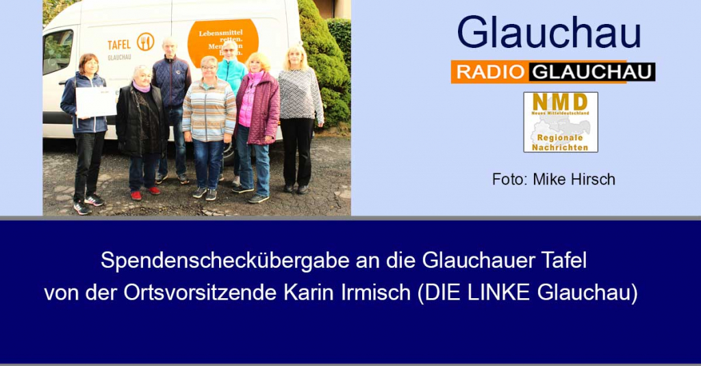 Glauchau - 19. Oktober 2023 – Spendenscheckübergabe an die Glauchauer Tafel